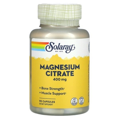  Solaray Magnesium Citrate 400  90 