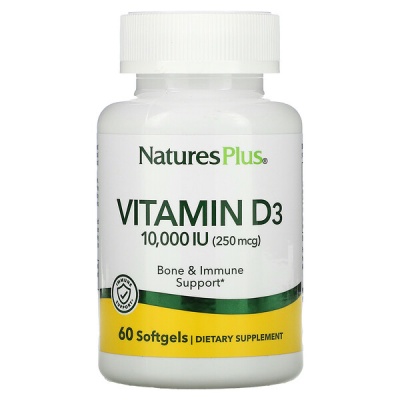  Natures Plus Vitamin D3 10 000 60  